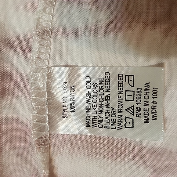 BOHO Indie SLEEZE Spring Summer OCEAN DRIVE Tie DIE TIERED Mini DRESS EUC Sz M - Picture 10 of 10